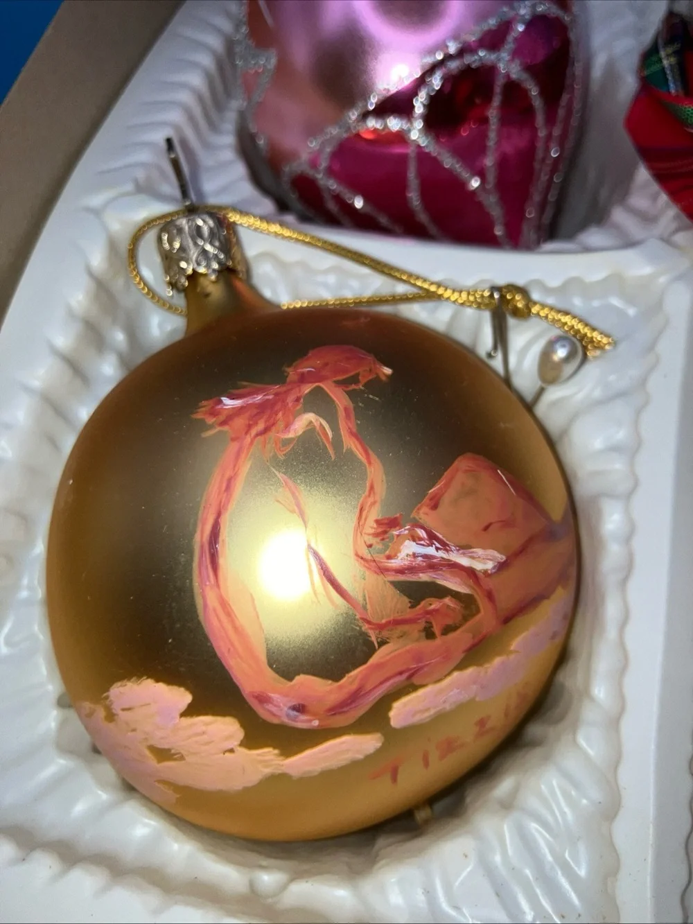Set Of 4 Vintage Ornaments